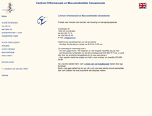 Tablet Screenshot of comg.nl